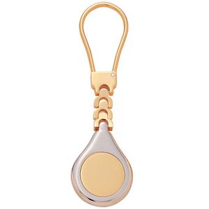 GOLD AND SILVER KEY CHAIN, BOXED