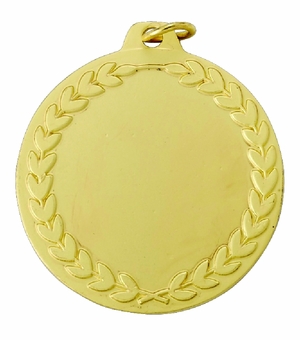 GOLD BLANK MEDAL WITH WREATH
