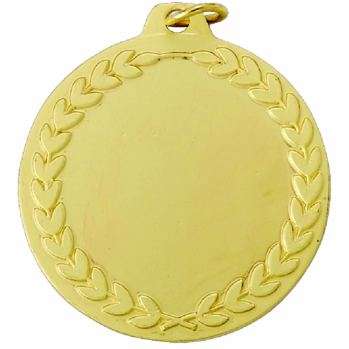 GOLD BLANK MEDAL WITH WREATH