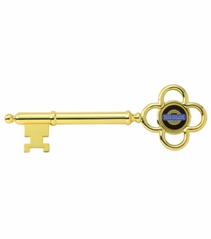 GOLD POLISHED KEY WITH 1 INCH  INSERT