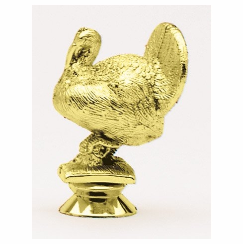 GOLD TURKEY FIGURE