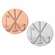 1-Inch in Diameter Round Metal Golf Medallion Insert in Multiple Colors