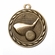 Metal 2-Inch in Diameter Round Golf Medal with Cutomizable Back in Multiple Colors
