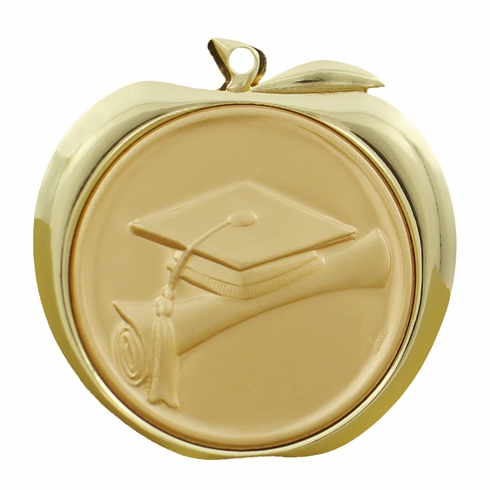 GRADUATE APPLE MEDAL - GOLD, SILVER OR BRONZE