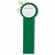 GREEN RIBBON, ROSETTE 5TH PLACE 2 INCH  MYLAR