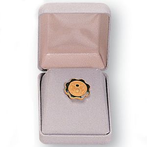GREY VELOUR JEWELRY BOX