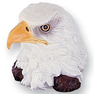 HAND PAINT EAGLE HEAD, 4-1/2 INCH