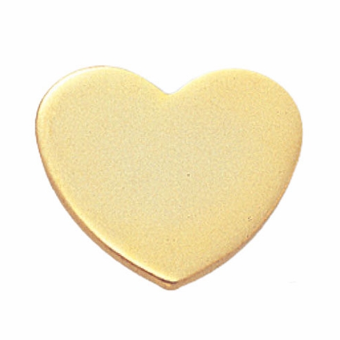 HEART PIN GOLD FOR ENGRAVING