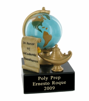 HONOR OF ACADEMIC EXCELLENCE SCHOLASTIC TROPHY, 5 INCH