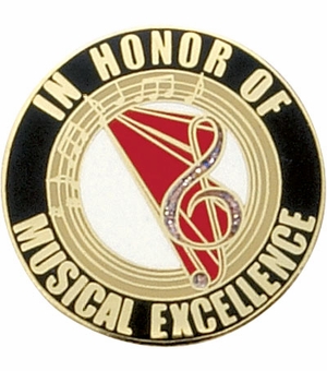 HONOR OF MUSIC EXCELLENCE PIN