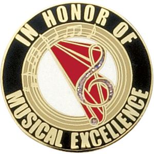 HONOR OF MUSIC EXCELLENCE PIN