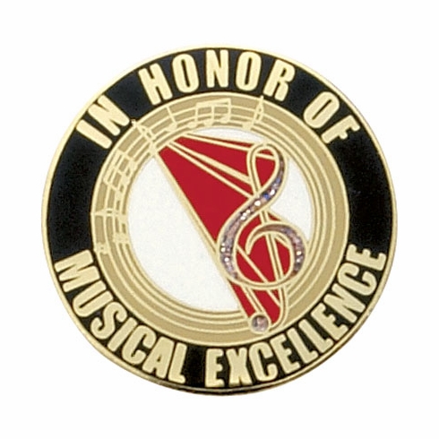 HONOR OF MUSIC EXCELLENCE PIN