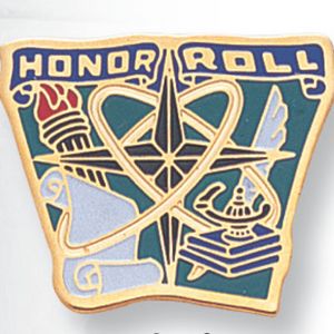 HONOR ROLL PIN ENAMELED