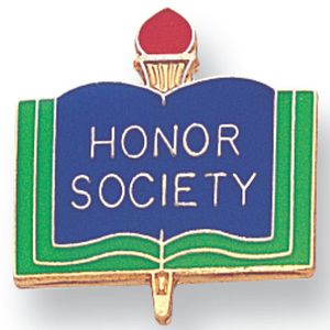 HONOR SOCIETY PIN ENAMELED