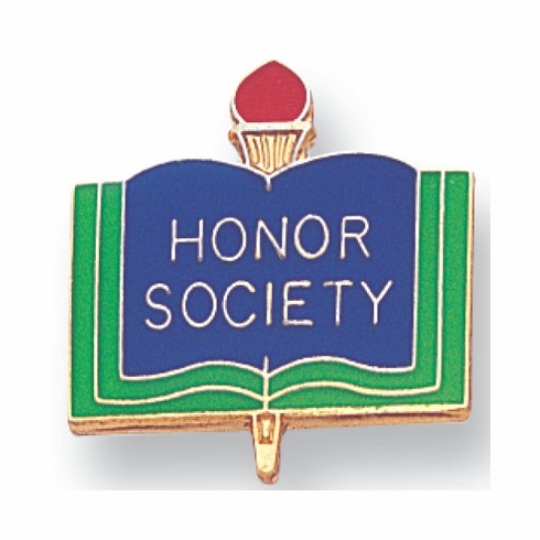 HONOR SOCIETY PIN ENAMELED
