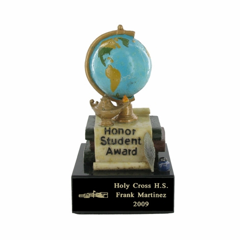 HONOR STUDENT AWARD SCHOLASTIC TROPHY, 5-3/4 INCH