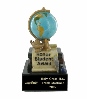 HONOR STUDENT AWARD SCHOLASTIC TROPHY, 5-3/4 INCH