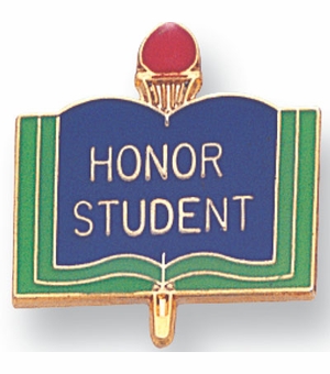 HONOR STUDENT PIN ENAMELED