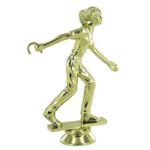 HORSESHOE PITCHING FEMALE TROPHY FIGURE