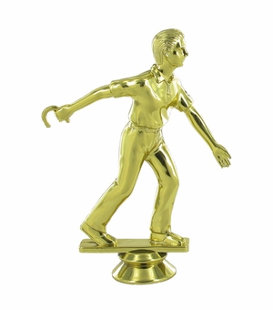 HORSESHOE PITCHING MALE TROPHY FIGURE