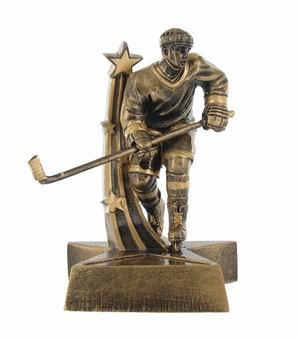 ICE HOCKEY, MALE, 6 INCH FIGURE TROPHY