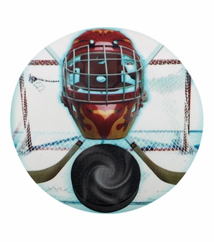 2 Inch in Diameter Round Ice Hockey Mylar Insert