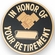 IN HONOR OF YOUR RETIREMENT, 2 INCH ETCHED ENAMELED