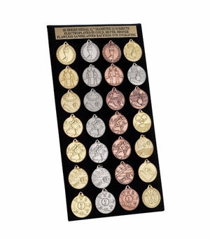 IRON MEDAL DISPLAY PAD