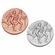 2-Inch in Diameter Round Metal Running Themed Stamped Insert in Multiple Colors