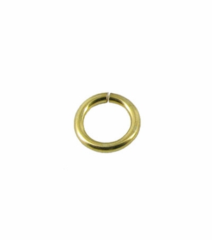JUMP RINGS, 1/4 GOLD 100 IN BAG