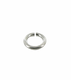 JUMP RINGS,1/4 SILVER 100 BAG