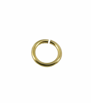 JUMP RINGS, 5/16 INCH GOLD 100PC