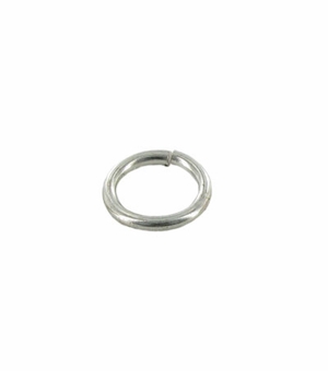 JUMP RINGS, 5/16 INCH SILVER 100
