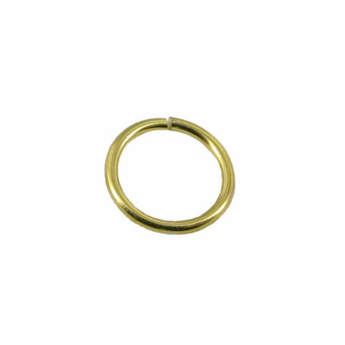 JUMP RINGS, 7/16 INCH GOLD 100PC
