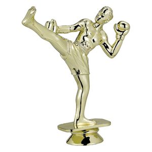 KICK BOXER MALE TROPHY FIGURE