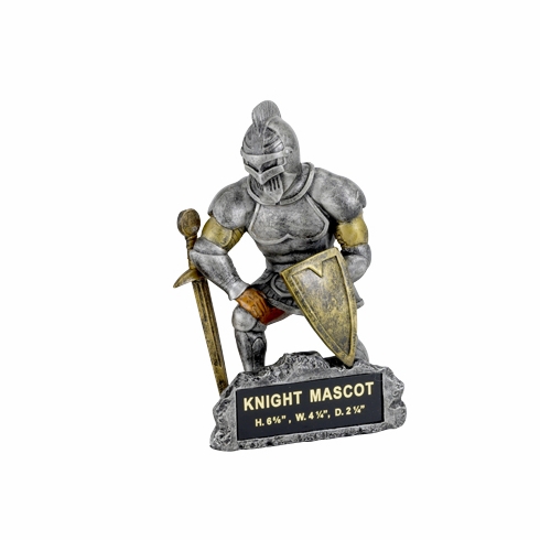 KNIGHT MASCOT TROPHY WITHOUT PLATE