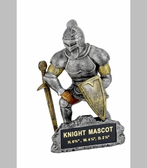 KNIGHT MASCOT TROPHY WITHOUT PLATE