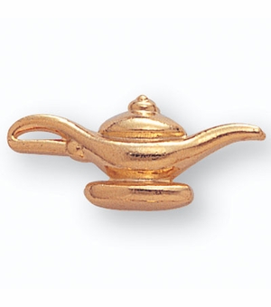 LAMP OF LEARINING PIN GOLD