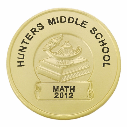 LAMP OF LEARNING LAPEL PIN