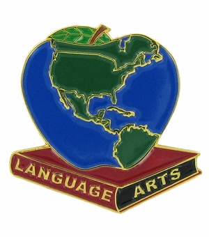 LANGUAGE ARTS PIN