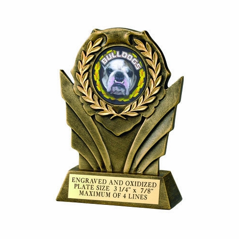 LARGE WREATH TROPHY  HOLDS 2 INCH