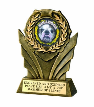 LARGE WREATH TROPHY  HOLDS 2 INCH