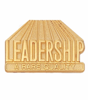 LEADERSHIP A RARE QUALITY PIN
