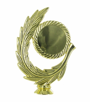 LEAF DESIGN PLASTIC RISER HOLDS 2 INCH MEDALLION