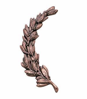 LEFT WREATH TRIM, BRONZE 6-3/4