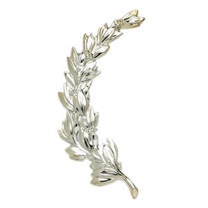 LEFT WREATH TRIM, SILVER  6-3/4