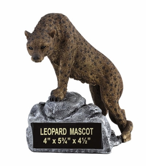 LEOPARD MASCOT TROPHY