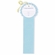 LIGHT BLUE RIBBON, ROSETTE HONORABLE MENTION, 2 INCH  MYLAR