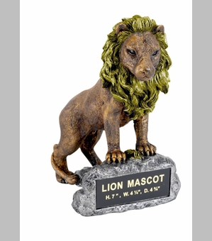 LION MASCOT TROPHY WITHOUT PLATE