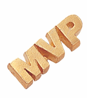 M.V.P. CHENILLE PIN GOLD